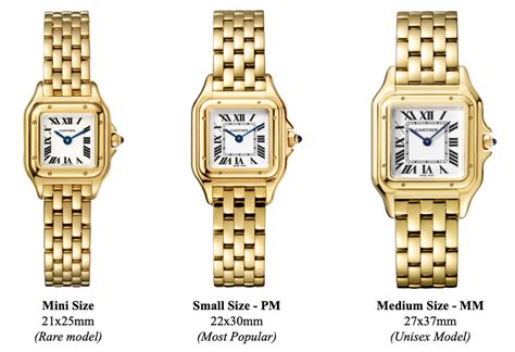 cartier panthere mujer|cartier panther size chart.